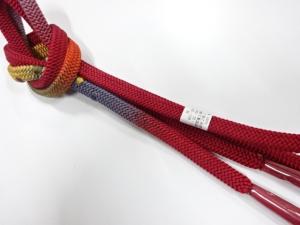 未使用品　正絹　手組帯締め